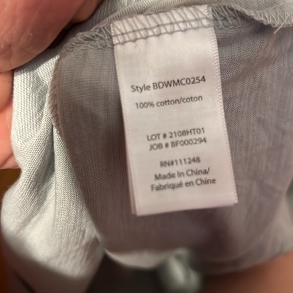 Sz M Barefoot Dreams Malibu Collection Pima Cotton slub Tank  P2P 18” - Picture 5 of 7